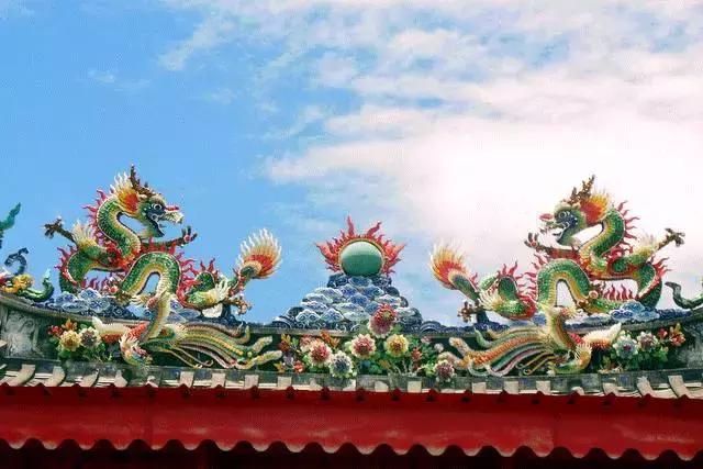 潮州嵌瓷，屋頂生花