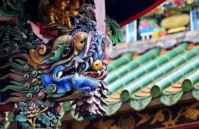 潮州嵌瓷，屋頂生花