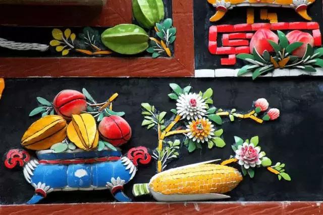 潮州嵌瓷，屋頂生花